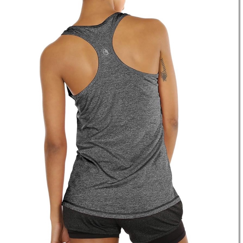 icyzone Women's Racerback Workout Athletic Running Tank Top